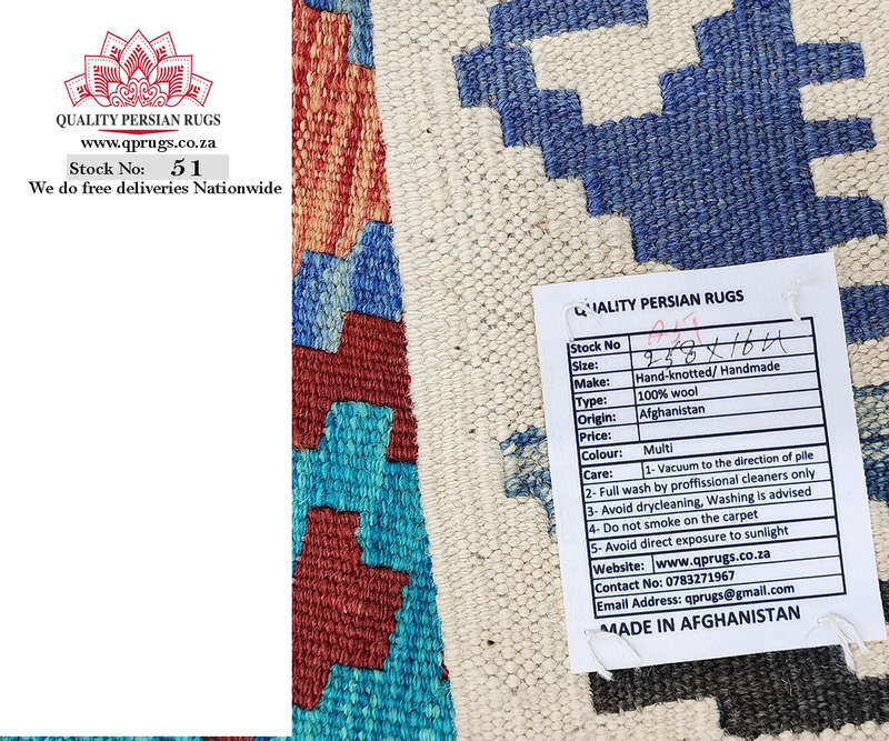 Stunning Afghan Choubi Kilim 258 x 164 CM