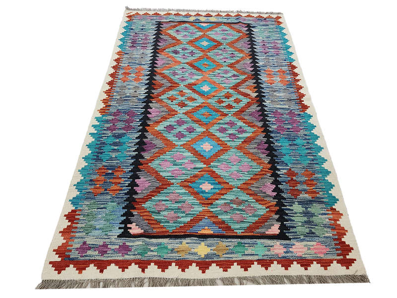 Stunning Afghan Choubi kilim 189 x 123 CM