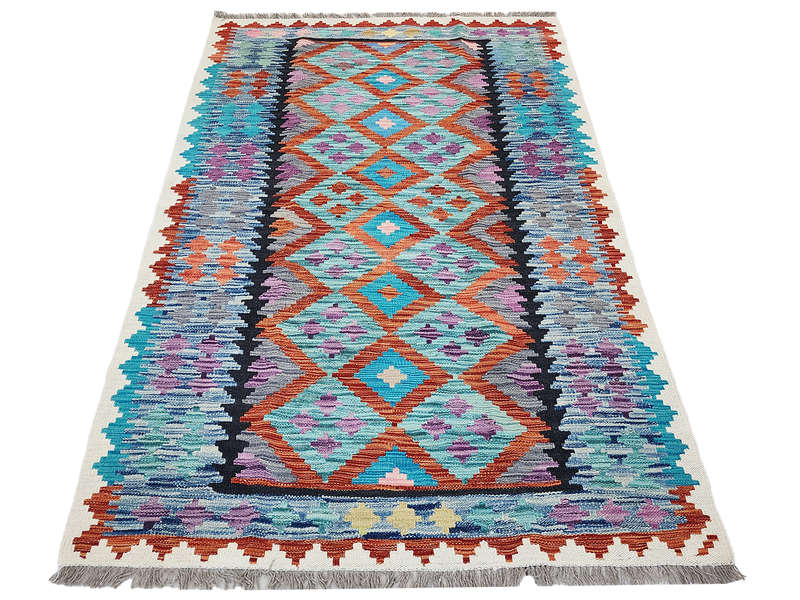 Stunning Afghan Choubi kilim 189 x 123 CM