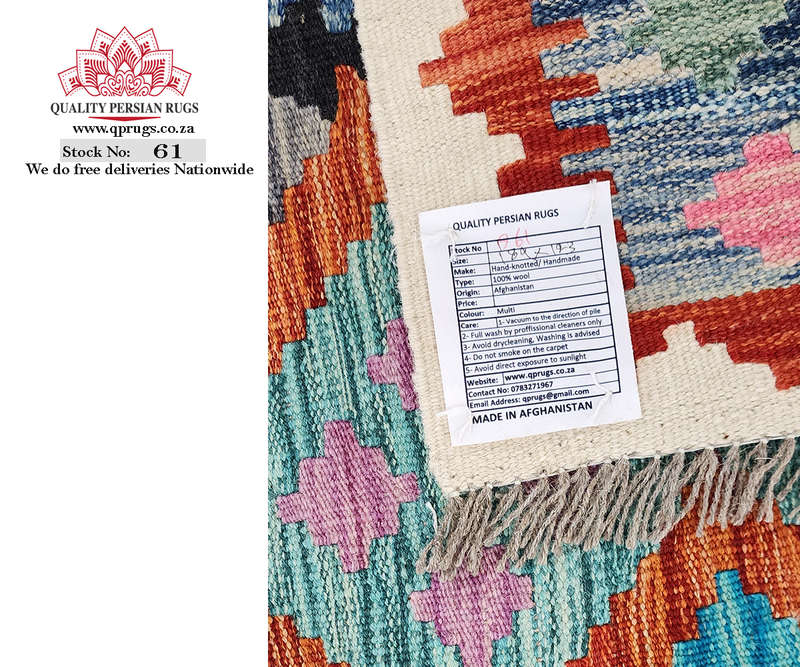 Stunning Afghan Choubi kilim 189 x 123 CM