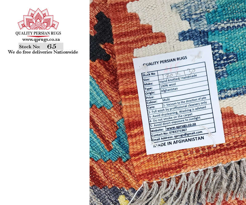 Beautiful Afghan Choubi kilim 170 x 130 CM