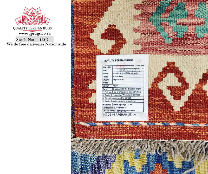 Incredible Afghan Choubi kilim 174 x 133 CM