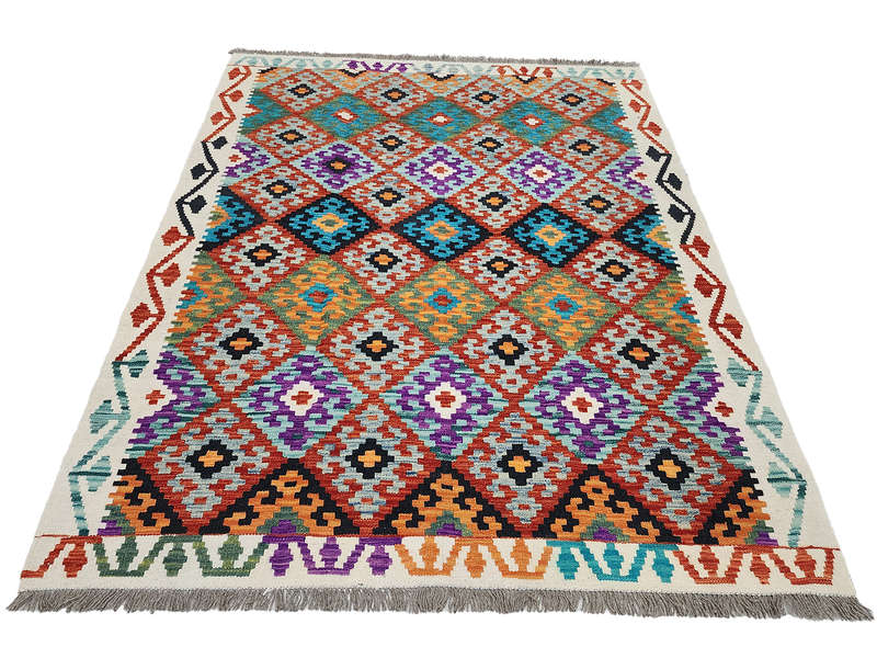 Gorgeous Afghan Choubi Kilim 198 x 155 CM