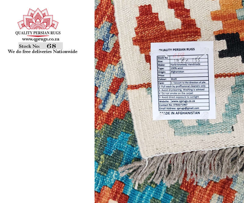 Gorgeous Afghan Choubi Kilim 198 x 155 CM