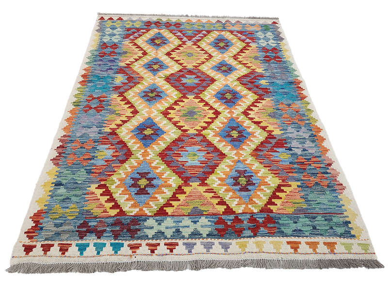 Beautiful Afghan Choubi Kilim 195 x 149 CM