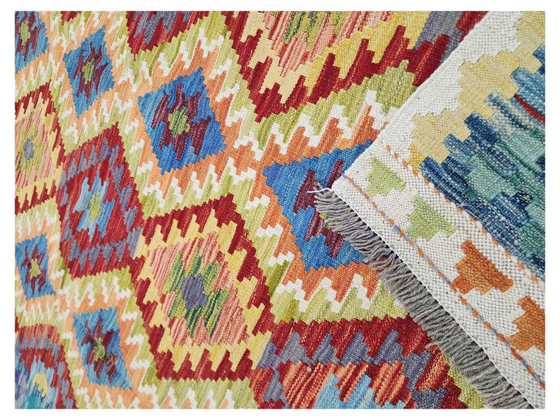 Beautiful Afghan Choubi Kilim 195 x 149 CM