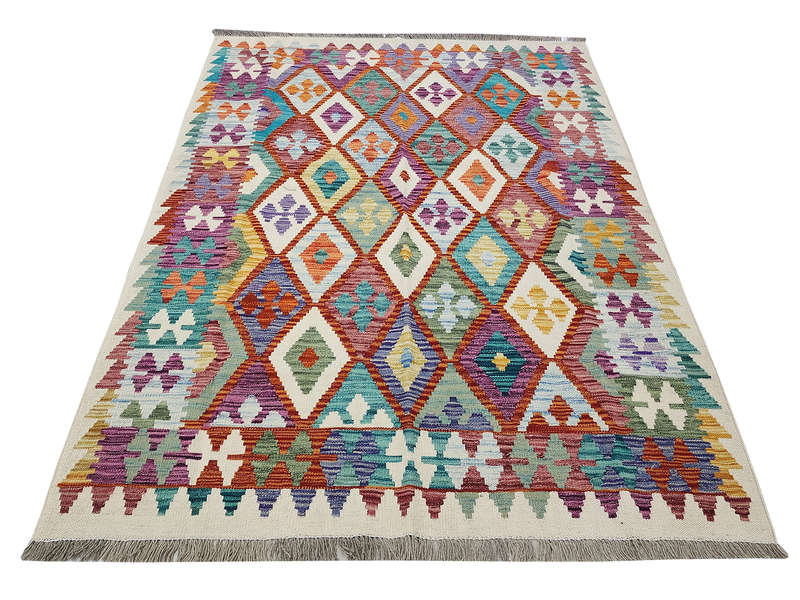 Fine Afghan Choubi Kilim 194 x 149 CM