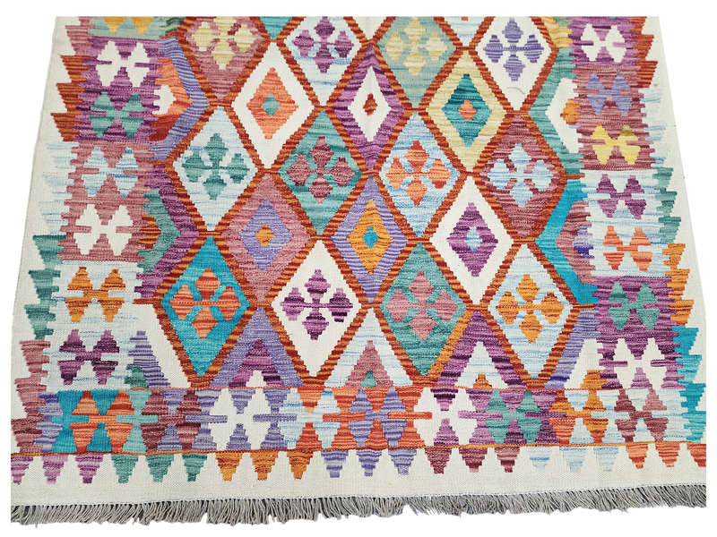 Fine Afghan Choubi Kilim 194 x 149 CM
