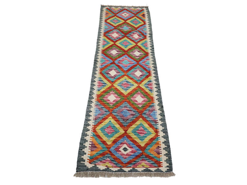 Stunning Afghan Choubi Kilim Runner 191 x 65 CM