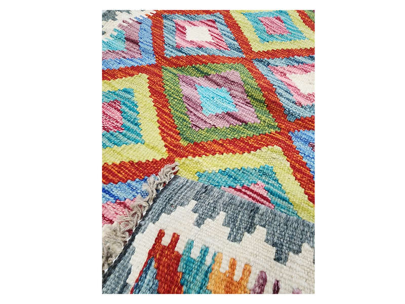 Stunning Afghan Choubi Kilim Runner 191 x 65 CM