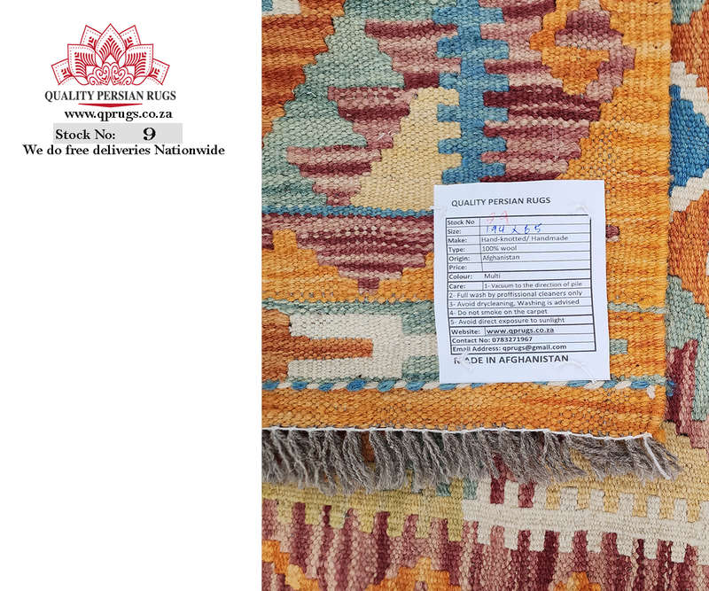 Beautiful Afghan Choubi Kilim Runner 194 x 65 CM