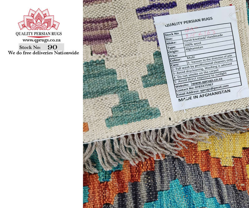 Stunning Afghan Choubi Kilim 215 x 163 CM