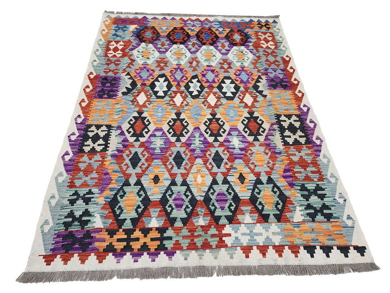 Gorgeous Afghan Choubi Kilim 201 x 150 CM