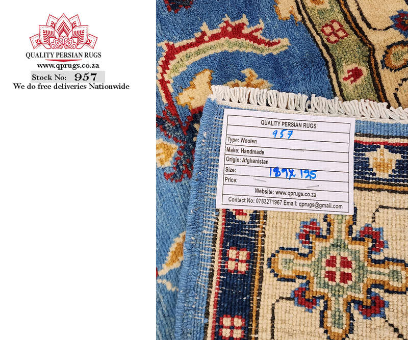 Stunning Afghan Ariana Handmade Carpet 189 x 125 CM