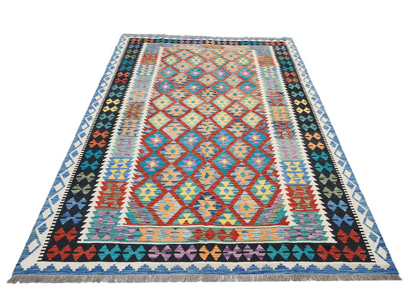 Stunning Afghan Choubi Kilim 253 x 187 CM
