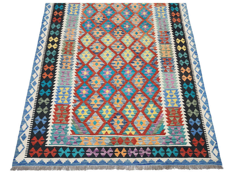 Stunning Afghan Choubi Kilim 253 x 187 CM
