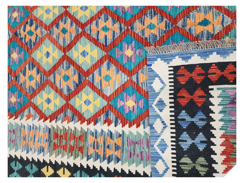 Stunning Afghan Choubi Kilim 253 x 187 CM