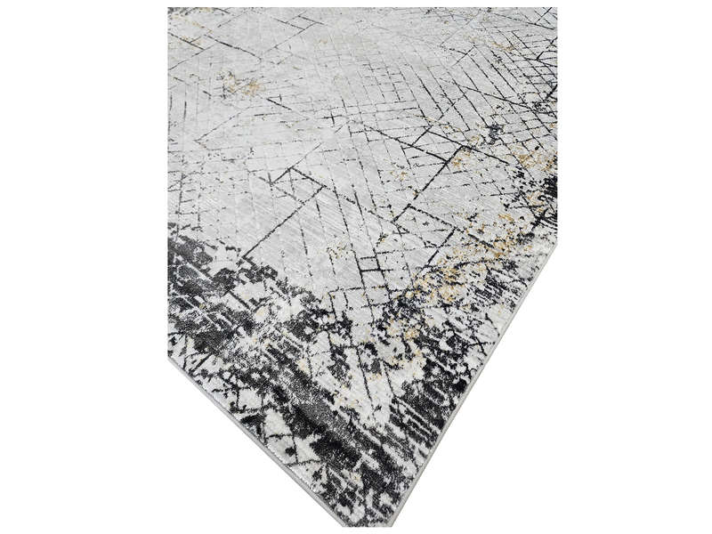 Modern Grey and Black Carpet 230 x 160 CM