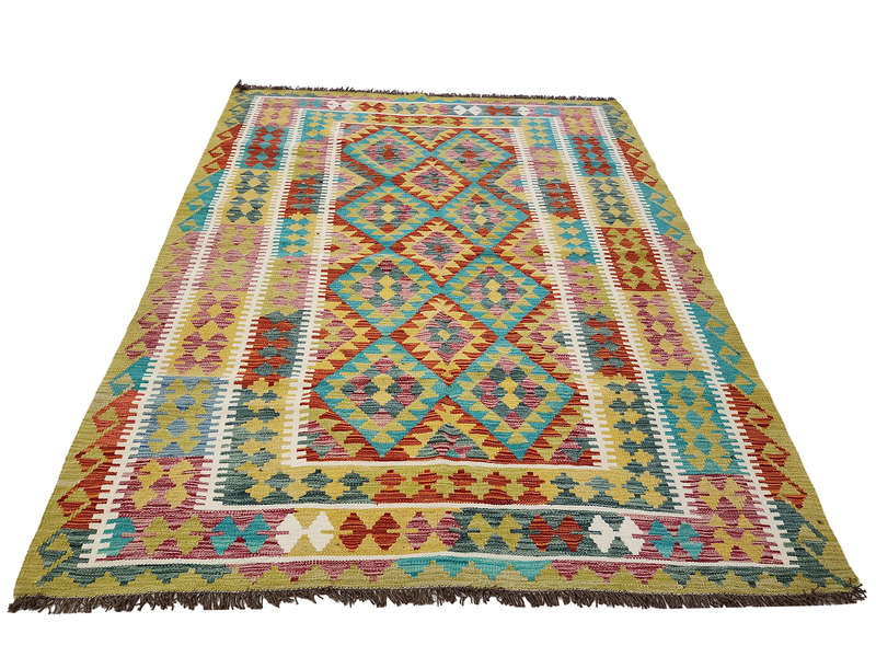 Rare Color Afghan Choubi Kilim 235 x 181 CM