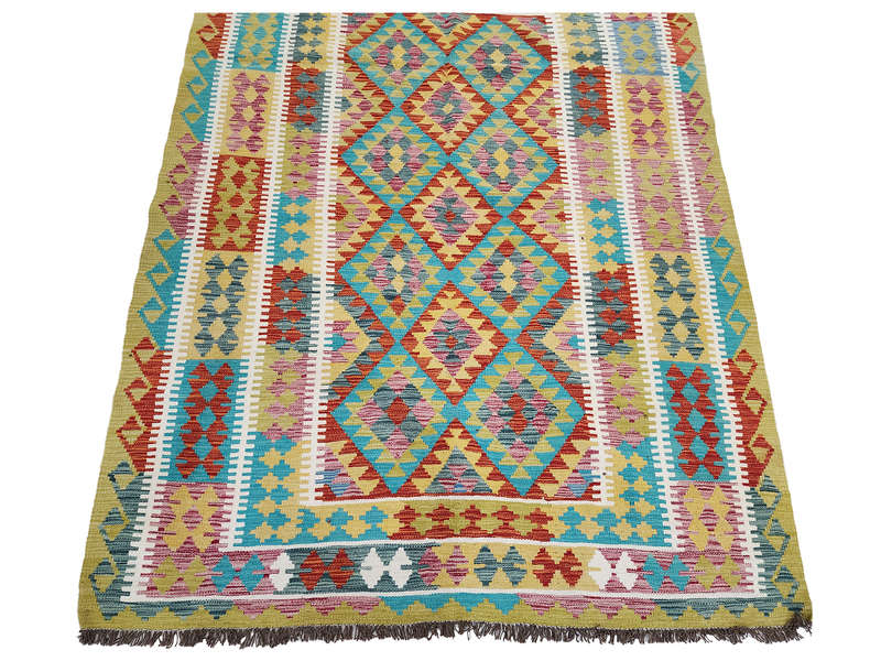 Rare Color Afghan Choubi Kilim 235 x 181 CM