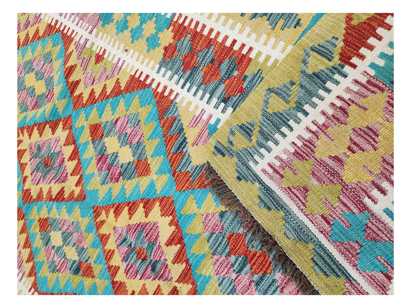 Rare Color Afghan Choubi Kilim 235 x 181 CM