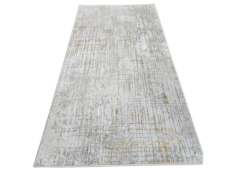 Beige Modern Machine Made Carpet 150 X 80 CM