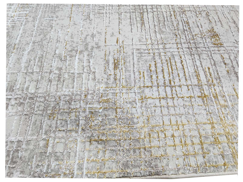 Beige Modern Machine Made Carpet 150 X 80 CM