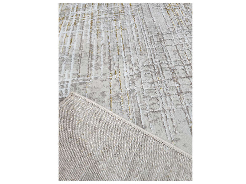 Beige Modern Machine Made Carpet 150 X 80 CM
