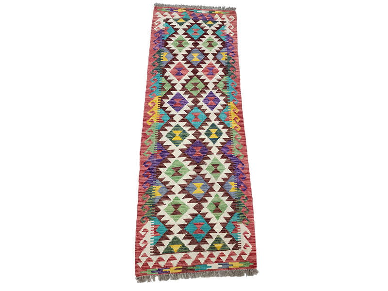 Stunning Afghan Choubi Kilim Runner 198 x 70 CM