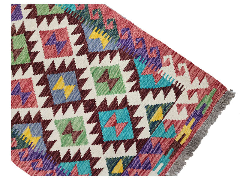 Stunning Afghan Choubi Kilim Runner 198 x 70 CM