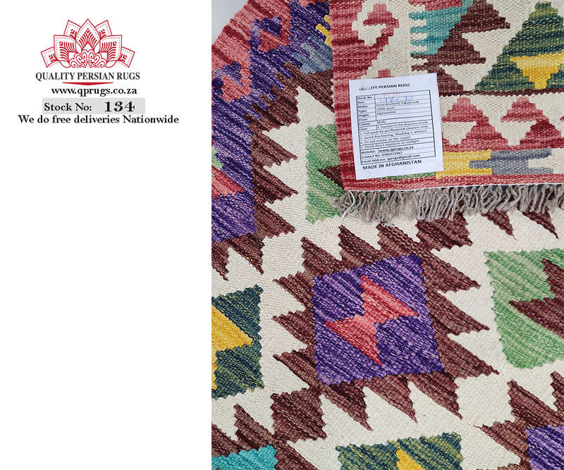Stunning Afghan Choubi Kilim Runner 198 x 70 CM