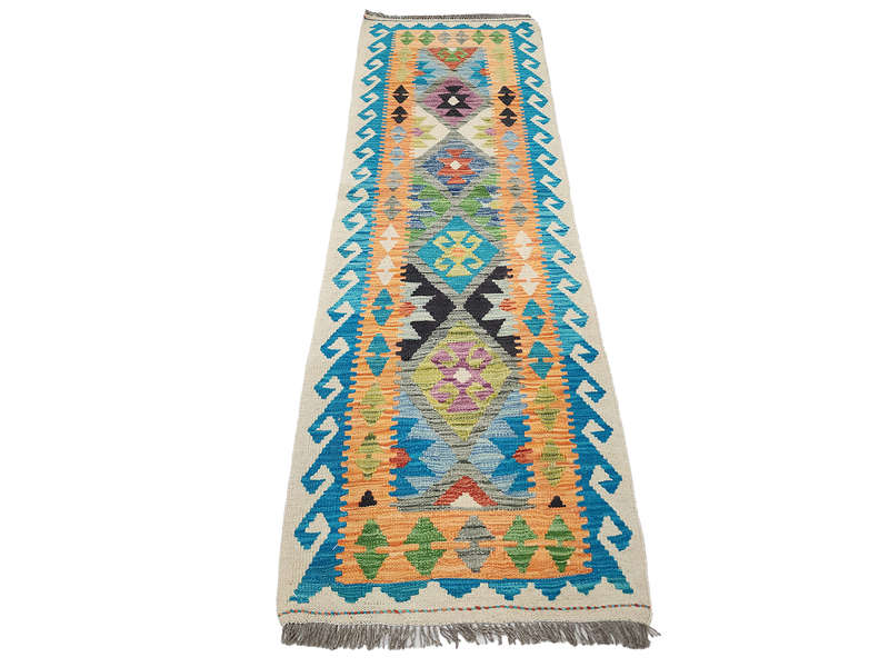 Gorgeous Afghan Choubi Kilim Runner 205 x 69 CM