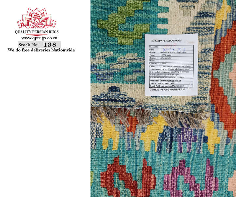 Beautiful Afghan Choubi Kilim Runner 203 x 73 CM