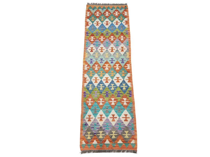 Stunning Afghan Choubi Kilim Runner 197 x 65 CM