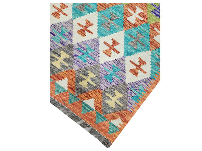 Stunning Afghan Choubi Kilim Runner 197 x 65 CM