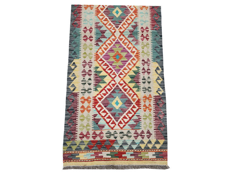 Gorgeous Afghan Choubi Kilim Runner 195 x 71 CM