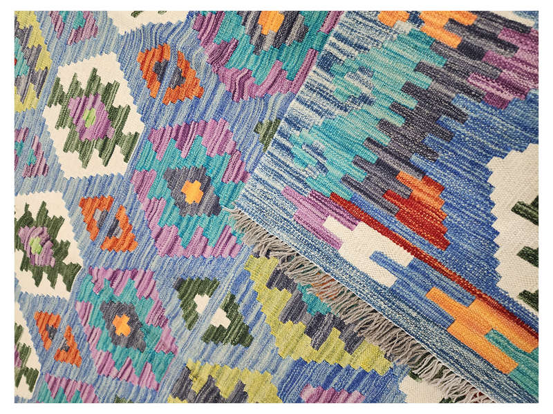 Gorgeous Afghan Handmade Choubi Kilim 295 X 203 CM