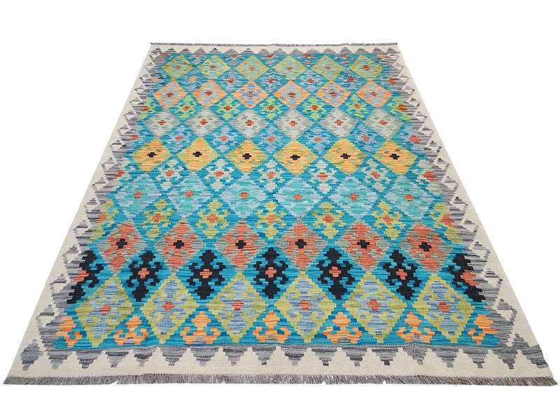 Stunning Afghan Choubi Kilim 228 x 178 CM