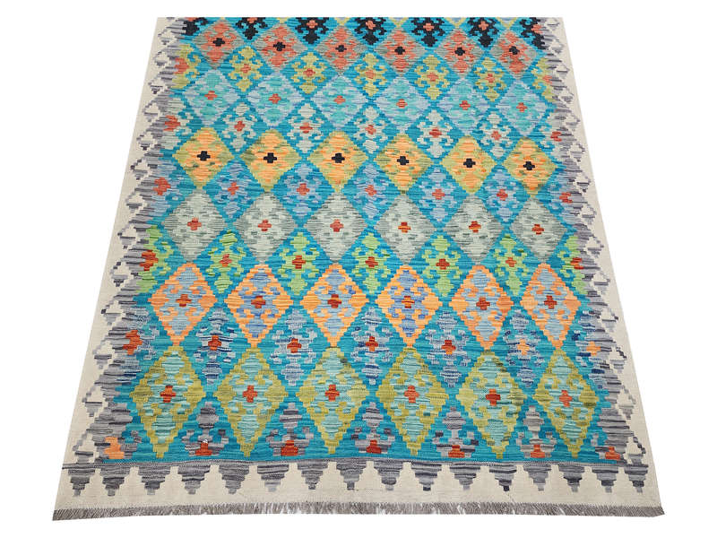 Stunning Afghan Choubi Kilim 228 x 178 CM