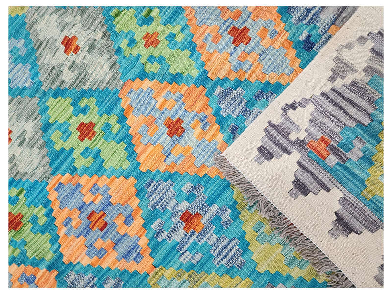 Stunning Afghan Choubi Kilim 228 x 178 CM