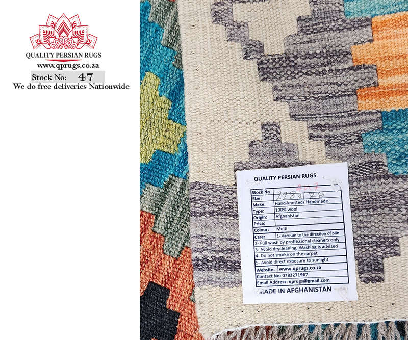 Stunning Afghan Choubi Kilim 228 x 178 CM