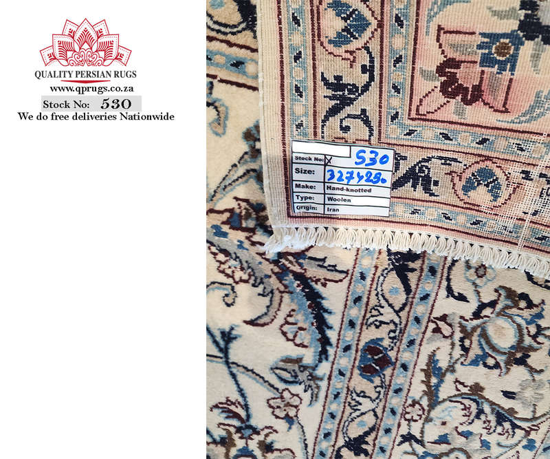 Stunning SecondHand Nain Persian Carpet 327 X 250 CM