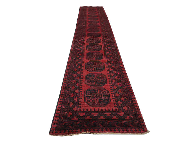 Afghan Elephant design Carpet 571 x 80  cm