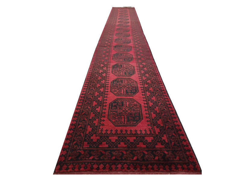 Afghan Elephant design Carpet 571 x 80  cm