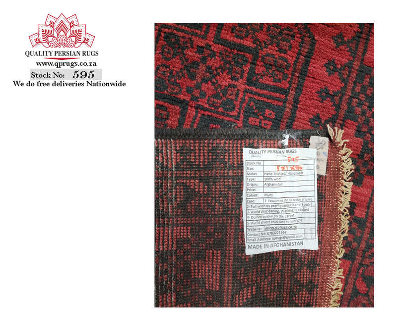 Afghan Elephant design Carpet 571 x 80  cm