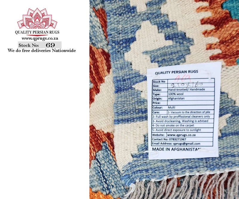 Gorgeous Afghan Choubi Kilim 210 x 160 CM