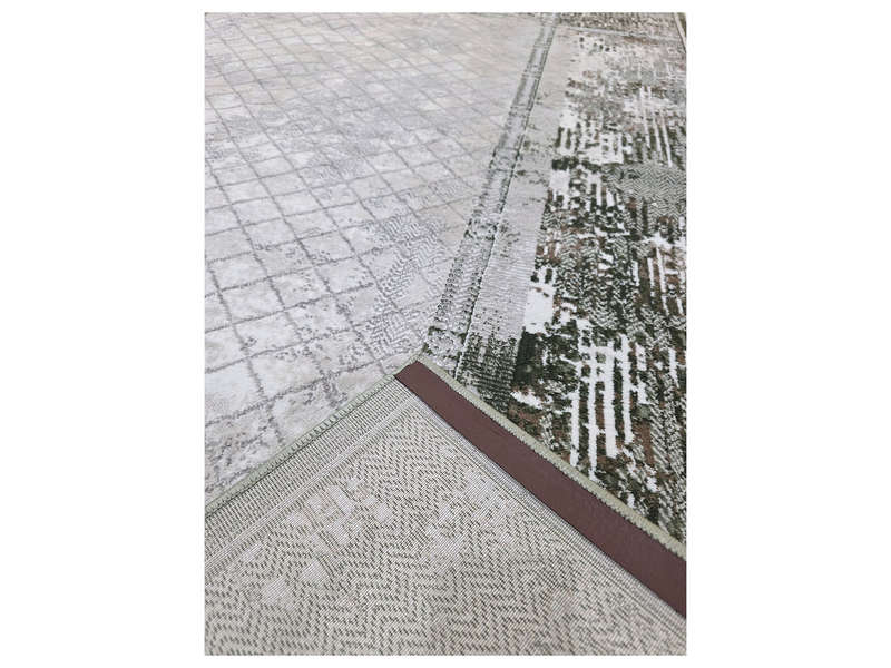 Green Modern Machine Made Carpet 230 x 160 CM