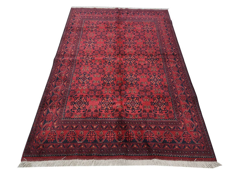 Stunning Afghan Turkman Carpet 226 x 168 cm