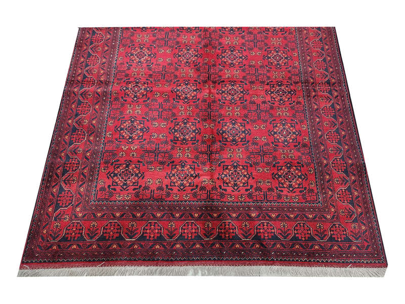 Stunning Afghan Turkman Carpet 226 x 168 cm