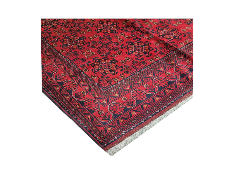 Stunning Afghan Turkman Carpet 226 x 168 cm